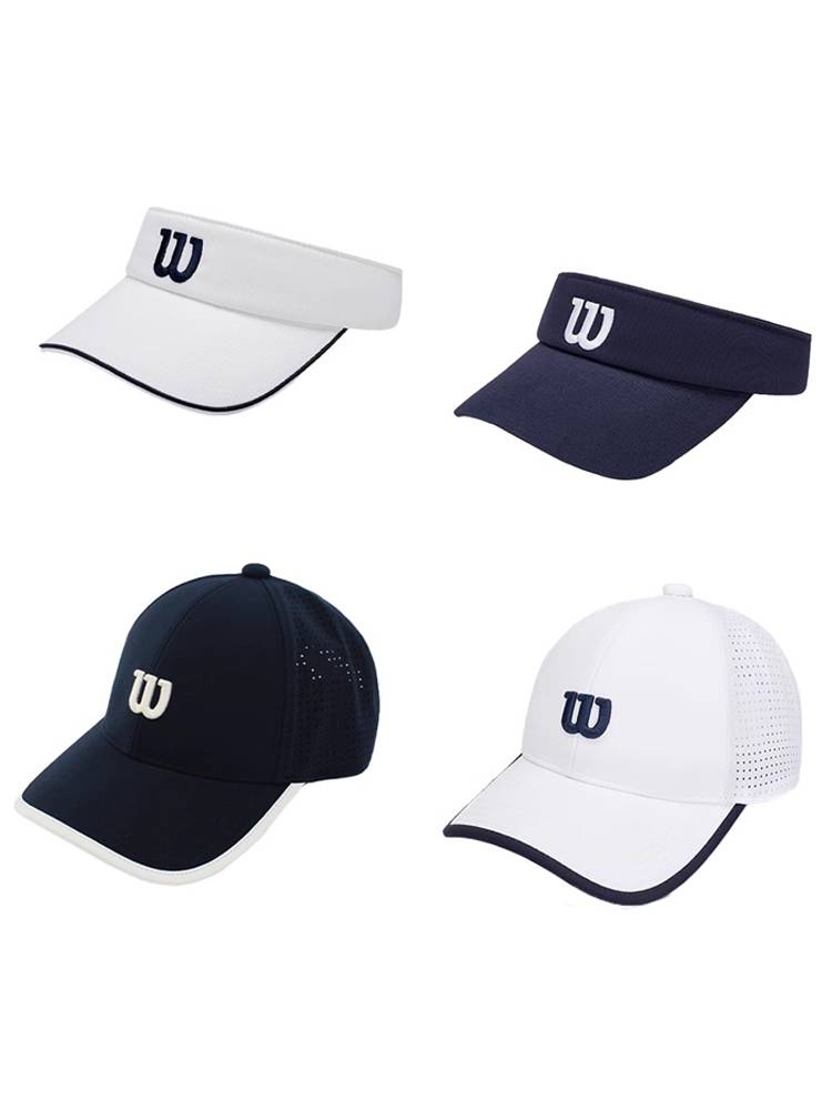 Wilson Wilson men's and women's median tennis hat can adjust casual trend fashion sports empty top hat