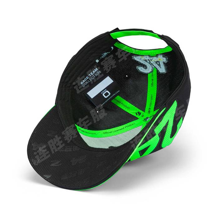 24 New product Stake team F1 Racing Hat Zhou Guanyu Same Baseball Candid Candie Men's Cotton Cotton Embroidery