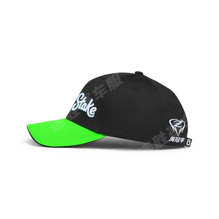 24 New product Stake team F1 Racing Hat Zhou Guanyu Same Baseball Candid Candie Men's Cotton Cotton Embroidery