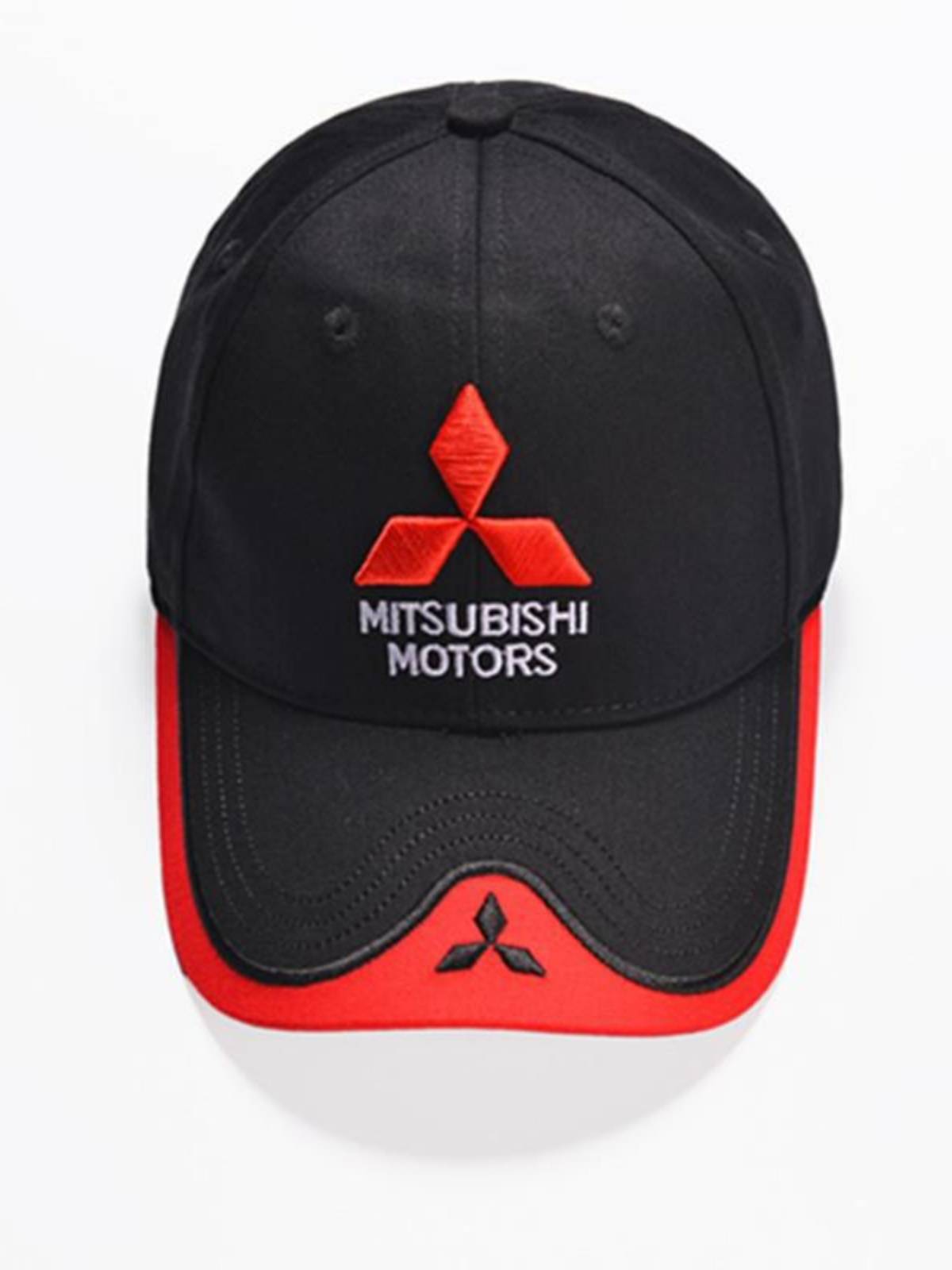 Mitsubishi logo standard baseball hat Motorcycle hat Knight sun hat sports race cars travel casual peak hat