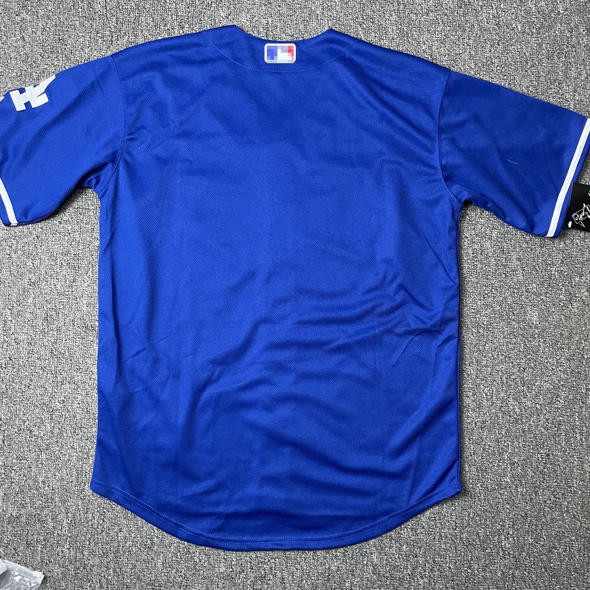 American cardigan baseball uniform short -sleeved T -shirt mid -length large -size large -size group building baseball activity men's and women's same hip -hop hip -hop