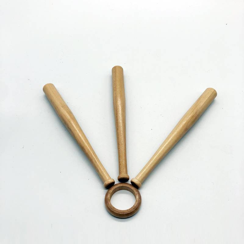 Baseball bracket base spherical mini solid wood rod shaped baseball Baseball display display shelves