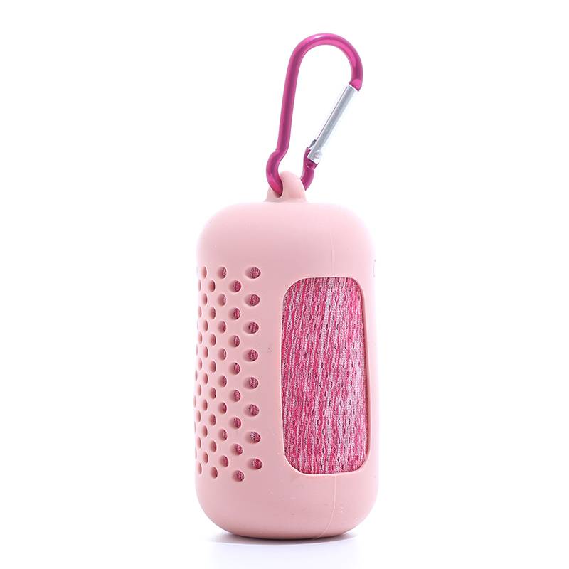 Portable Towel towel cold sensor sneakers outdoor riding cooling ice cold towel sweat -absorbing fast dry silicon glue set