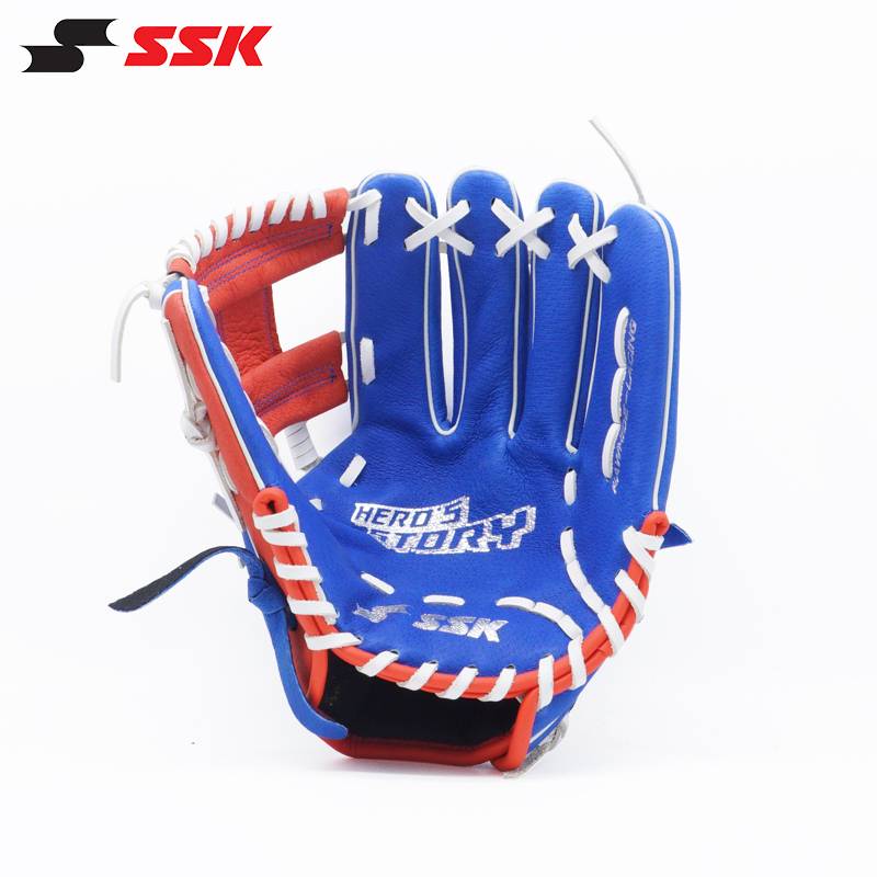 Japan SSK professional pork skin baseball gloves soft -style soft -style children's novice Herostory series