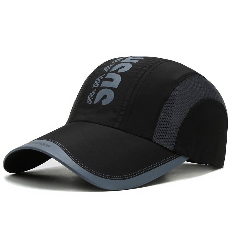 Summer baseball hat Men's outdoor sports fast dry hat shading, breathable cold hat, fishing sun hat female sunscreen hats thin