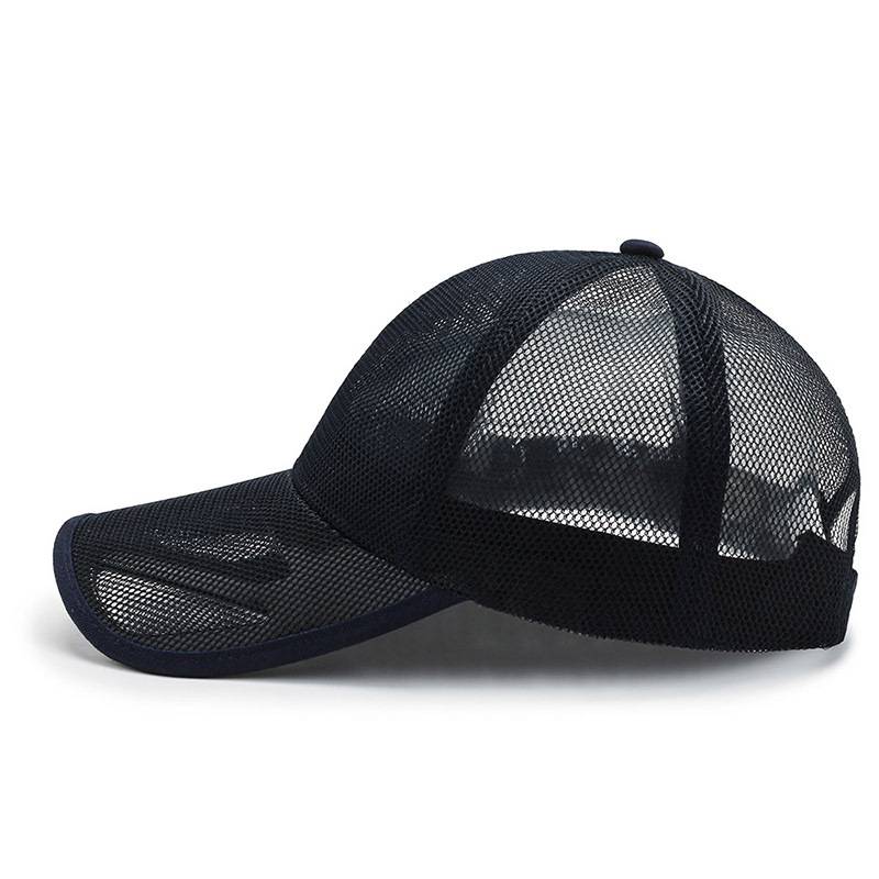 Sun Hat Men's Hat Spring and Summer Breathne Breath Net Eyes Duck Tongue Hat Men's Internet Cadlon
