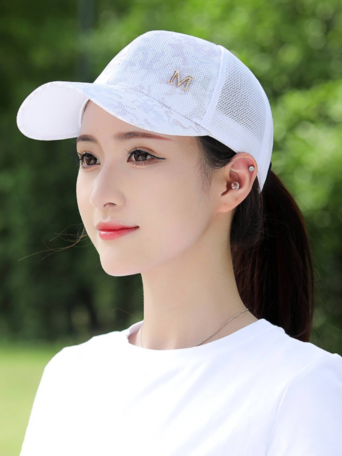 Hat girl summer outdoor sun hat Mushy cap