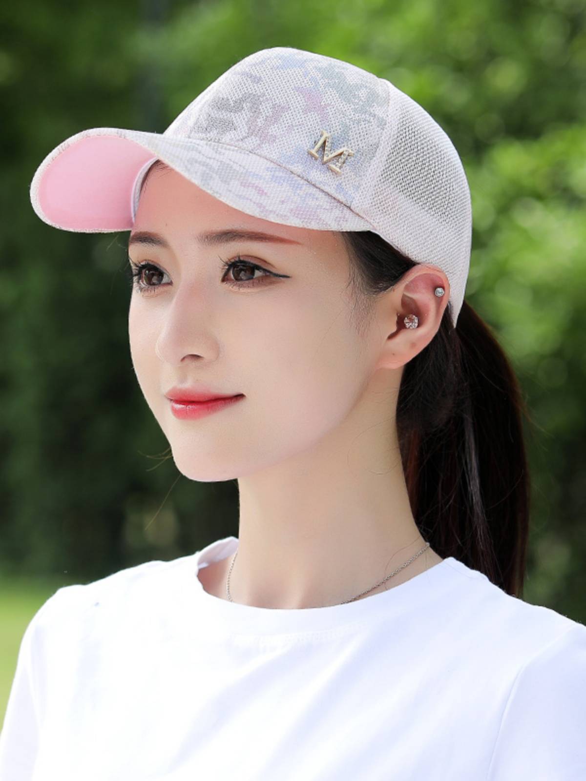 Hat girl summer outdoor sun hat Mushy cap