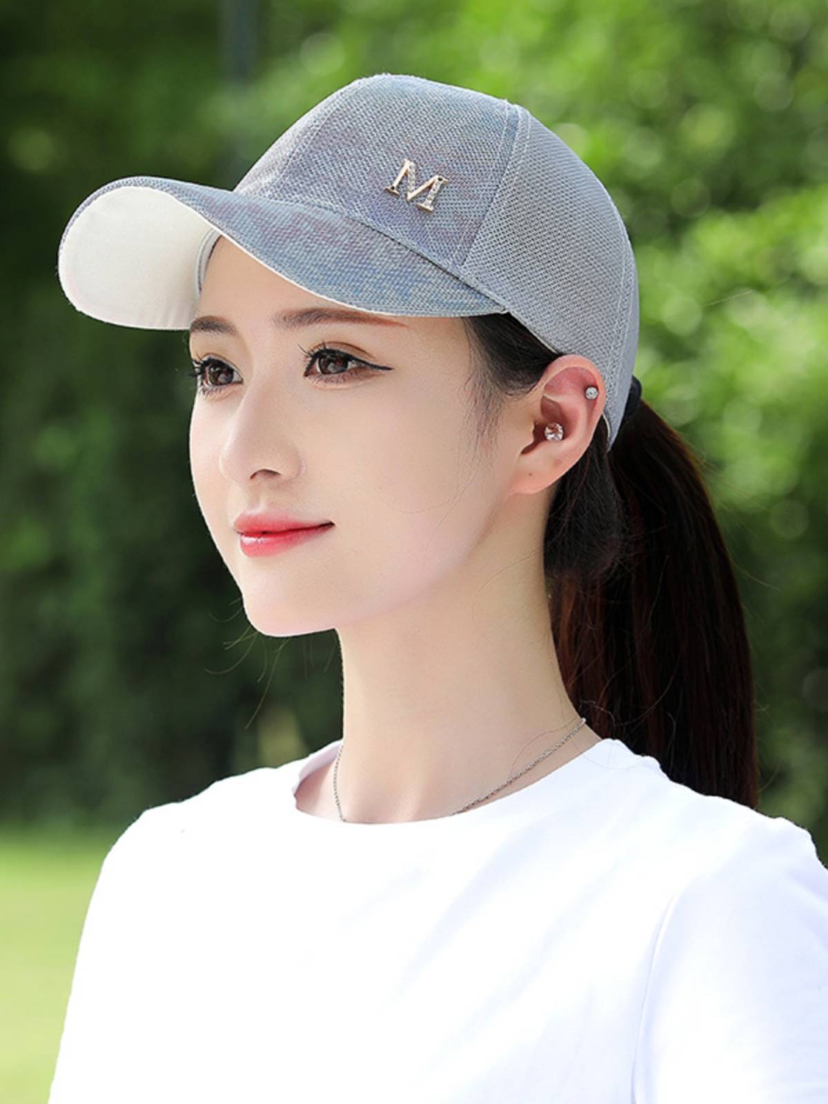Hat girl summer outdoor sun hat Mushy cap