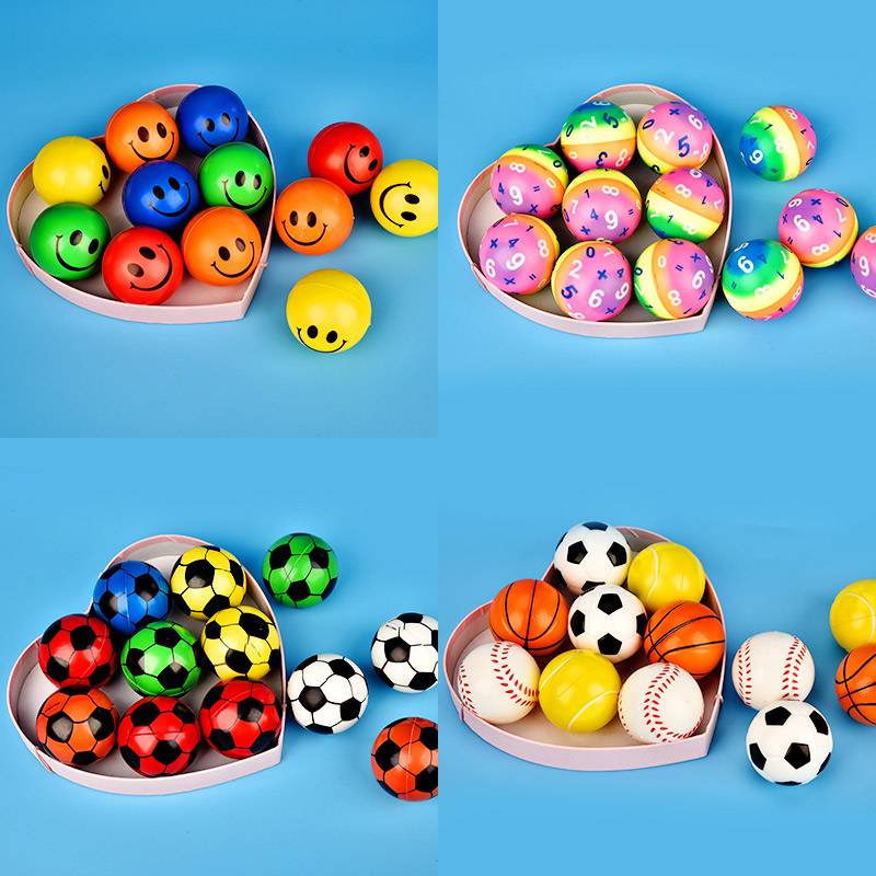 Sponge Ball Children's Toy Kindergarten Mini Ball Soft Poor Popularity Popularity Piece Paper Basketball Football Tennis