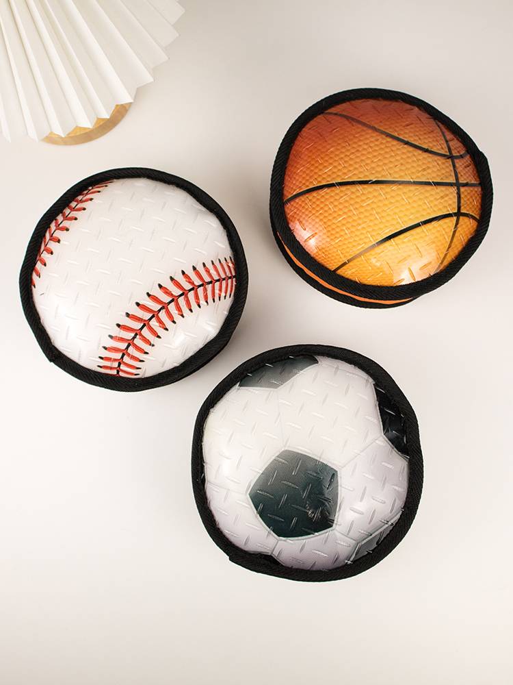 Dog pet supplies toy ball grinding teeth, bitter bite, unbuttonous football basketball golden hair Labrador large dog interaction