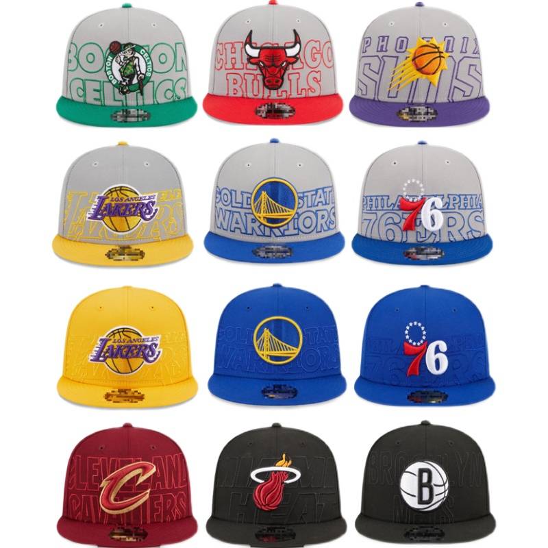 New American basketball flat baseball hat embroidered male and female couple Harden Kuri James Fashion Hat
