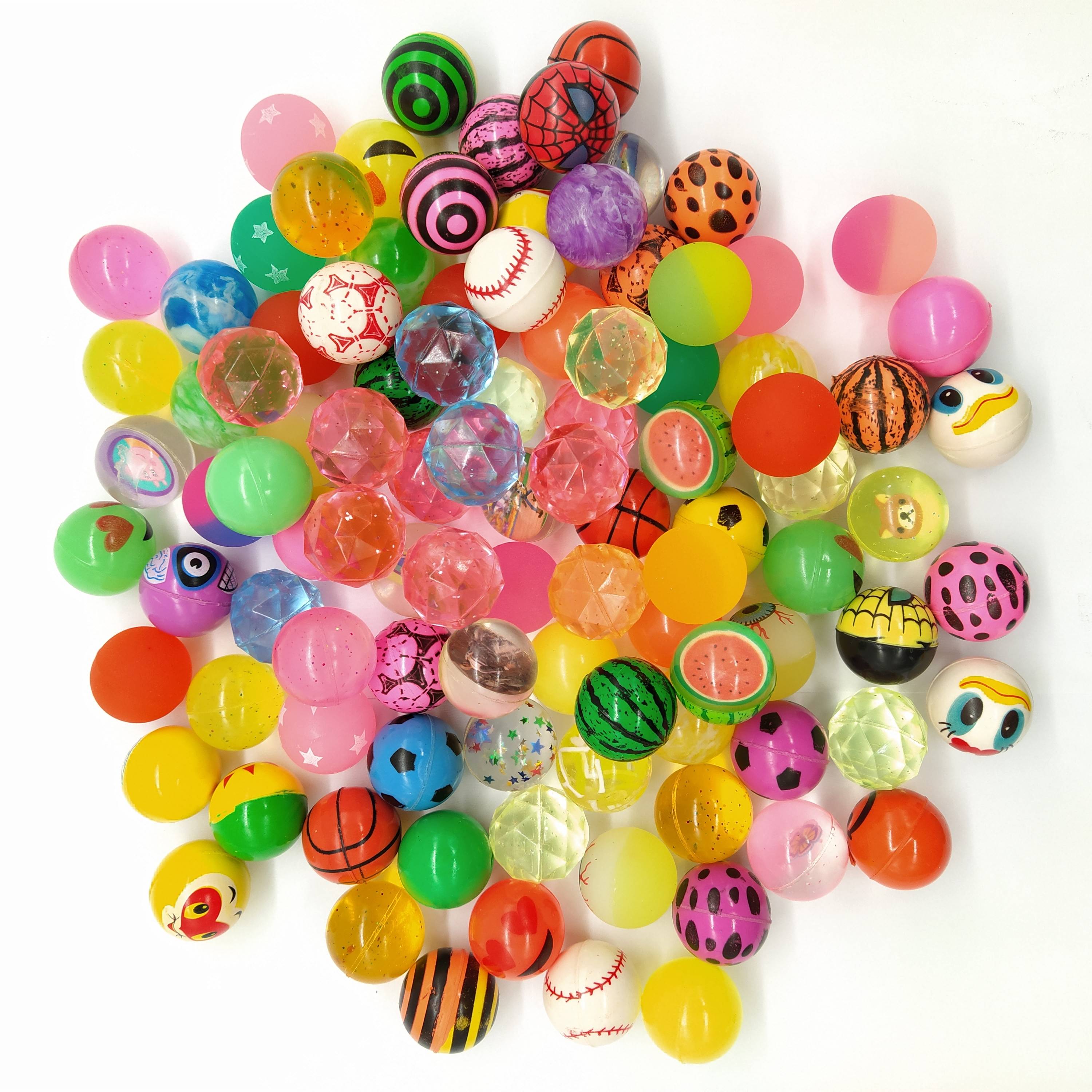 100 diamond mixed elastic balls 100