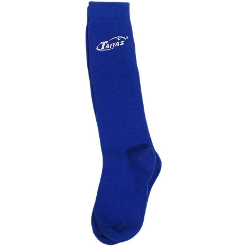 Children and adult baseball socks, croppy pantyhose, blue black high -cylinder baseball socks sports solid color absorption
