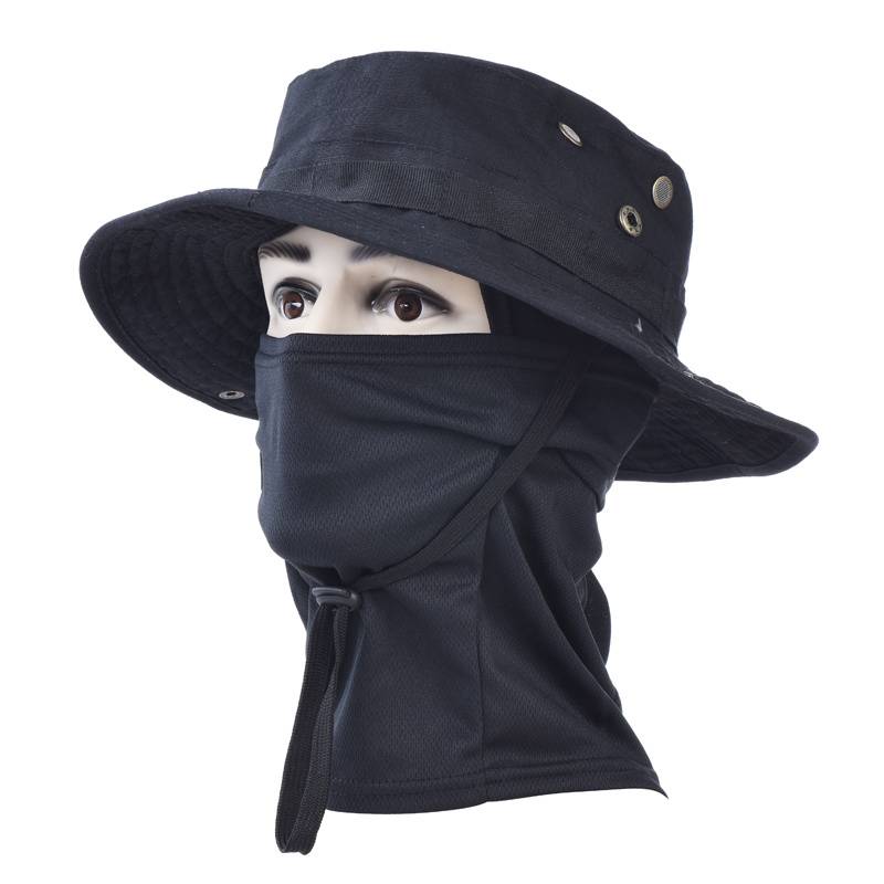 Holding baseball cap Mask, outdoor mountaineering wild camp fishing sunscreen, air -breathabi, air -breathable, sun -drying fast drying cap