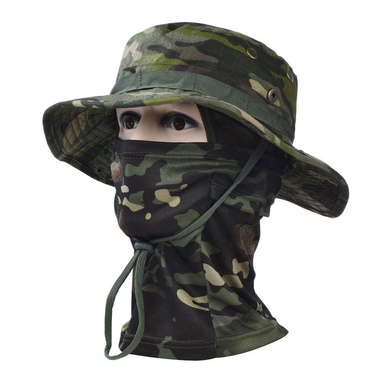 Round -edge hat set (American green) send ice sleeves
