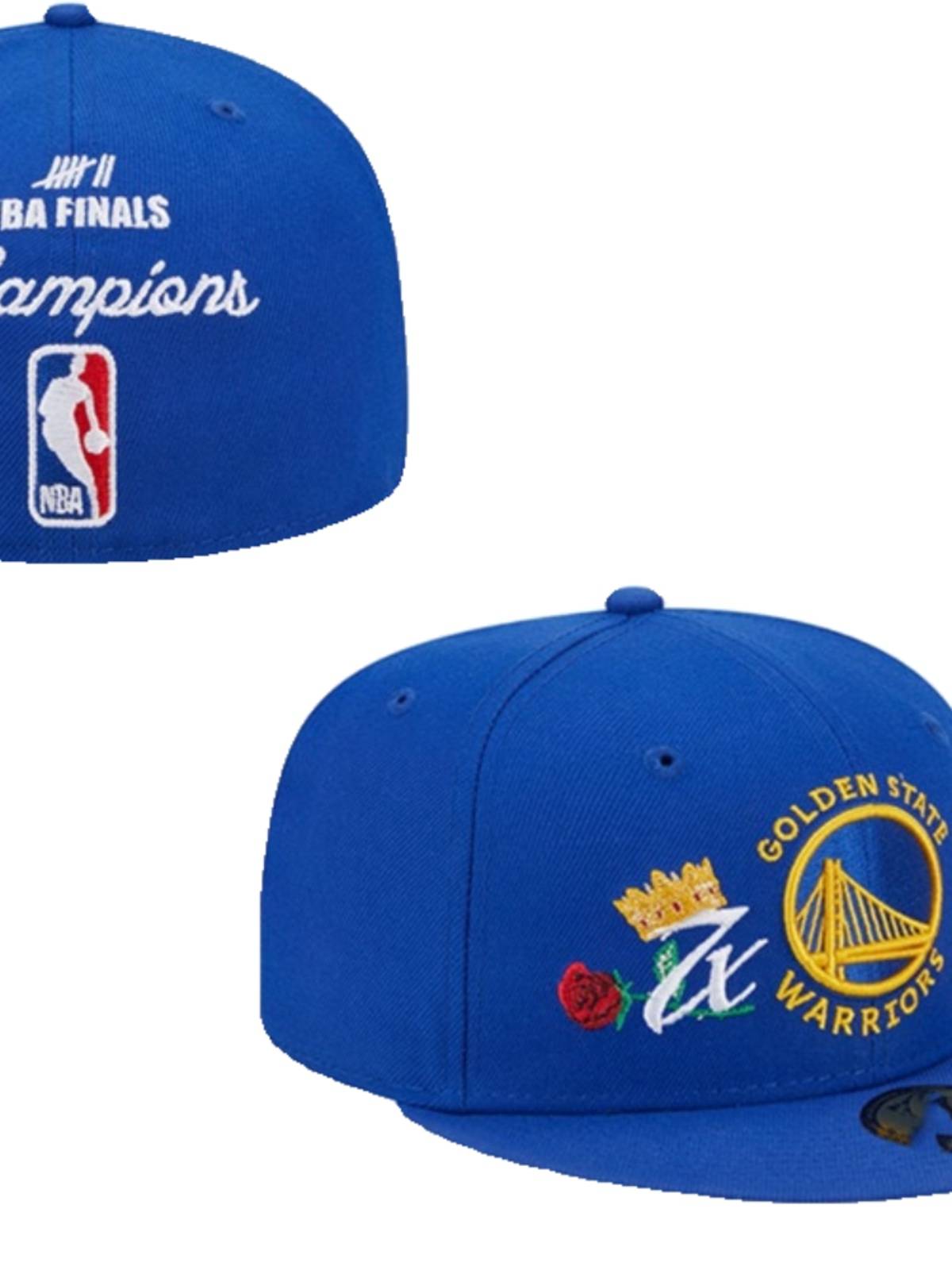 Full -closed NBA Basketball Baseball Hat Men's Women, Lakers Warriors Institute of Outdoor Leisure Flat Mixing Hat