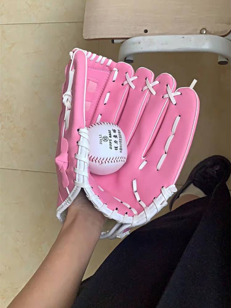 Baseball gloves Left and right hand hitting children to crack down on young children adult catches children to practice fleet equipment