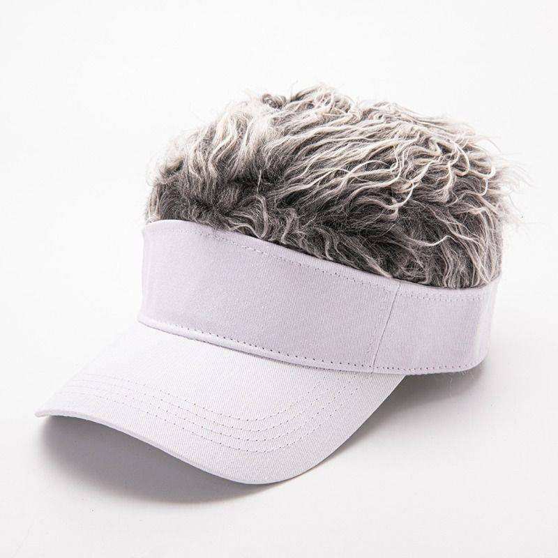 Wig hat Men's lucking hat personality is funny hat, handsome baseball tourism spring tourism