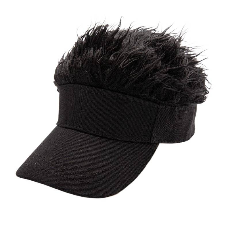 Wig hat Men's lucking hat personality is funny hat, handsome baseball tourism spring tourism