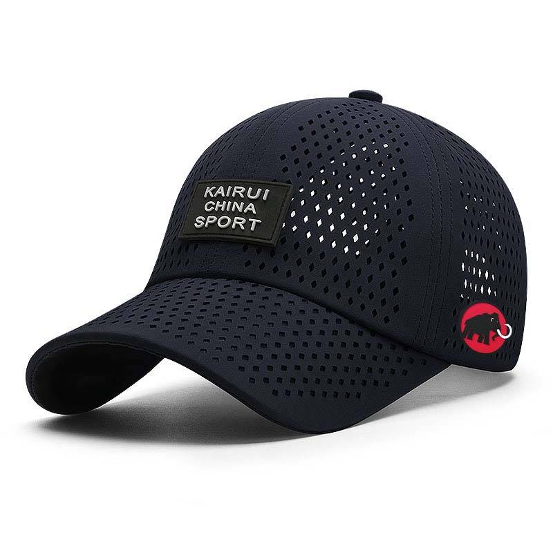 Mengxiang Men's Women's Net Eyes Breathery Thin Menya Fast Dry Dry Baseball Hat Outdoor Duck Tongue Hat sunscreen sunscreen