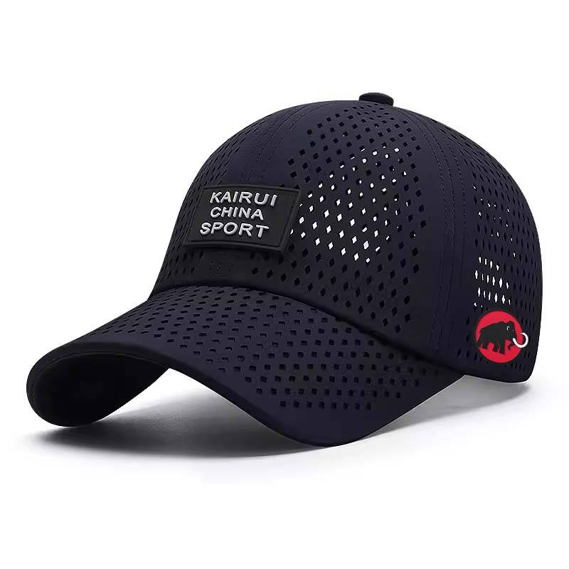 Mengxiang Men's Women's Net Eyes Breathery Thin Menya Fast Dry Dry Baseball Hat Outdoor Duck Tongue Hat sunscreen sunscreen