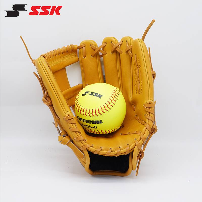 Japanese SSK professional softball hard soft 12 -inch pyrite primary and secondary school student training competition slow basement high line