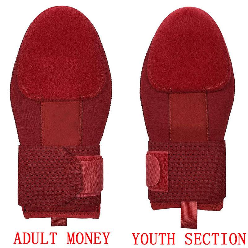 Red Single-Young Model Sliding Gloves