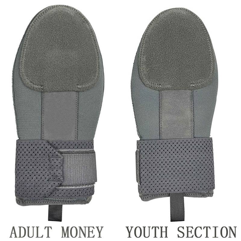 Gray Single-Young Model Sliding Gloves