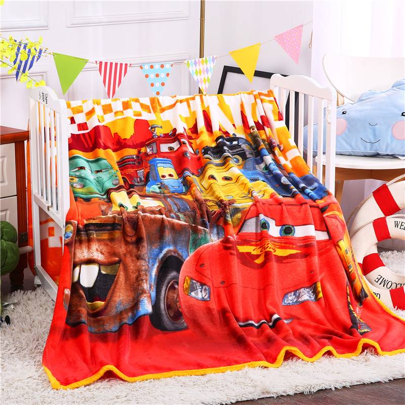 Spring and autumn blankets Towel blanket Single blanket velvet Beds Single Baby Baby Cartoon Coral Velvet Piece Free Lai Lai Emperor