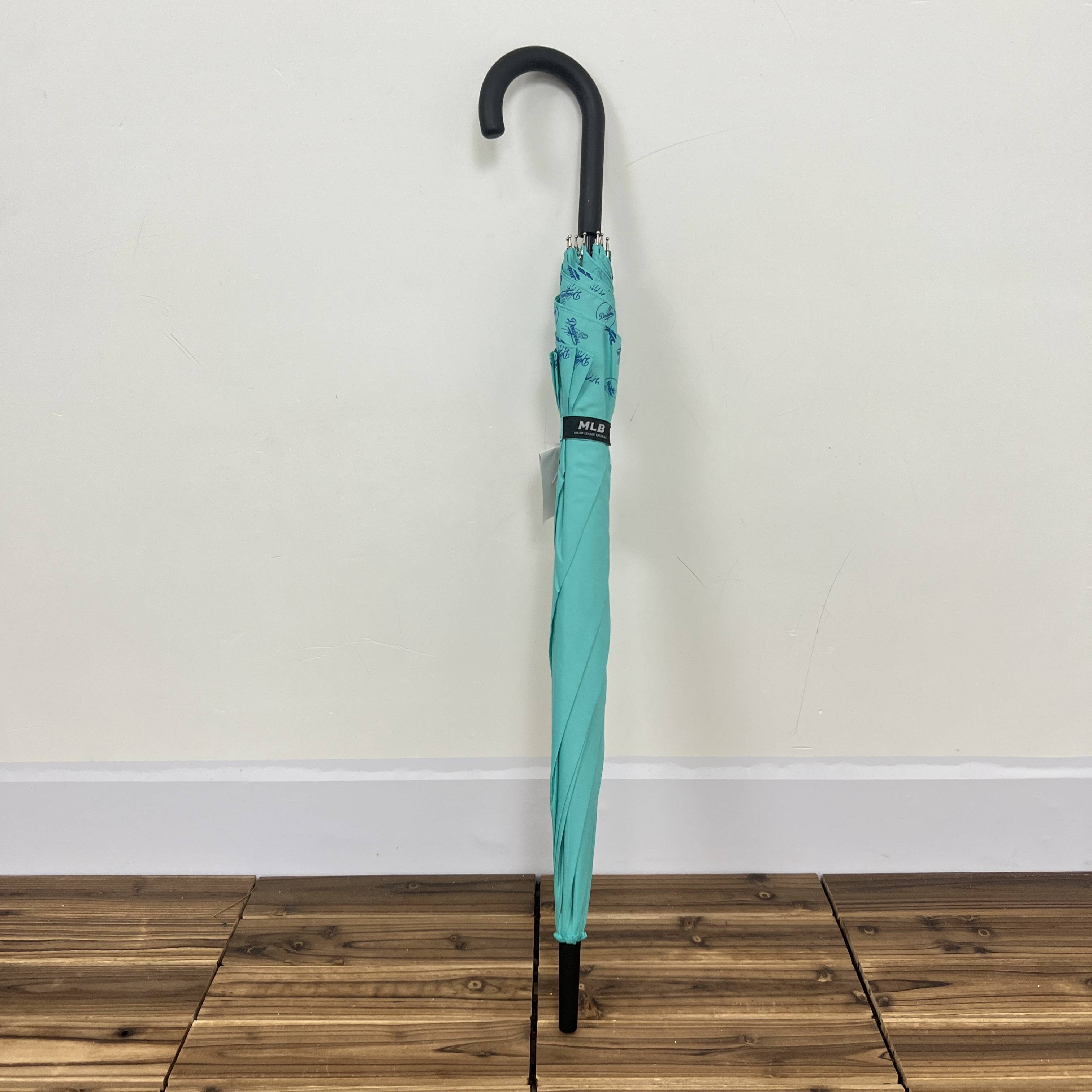 Tide brand Korea LA Baseball League Blue Long Handle Automatic Fiber Wind Wind Dry Adult Student Network Red Umbrella