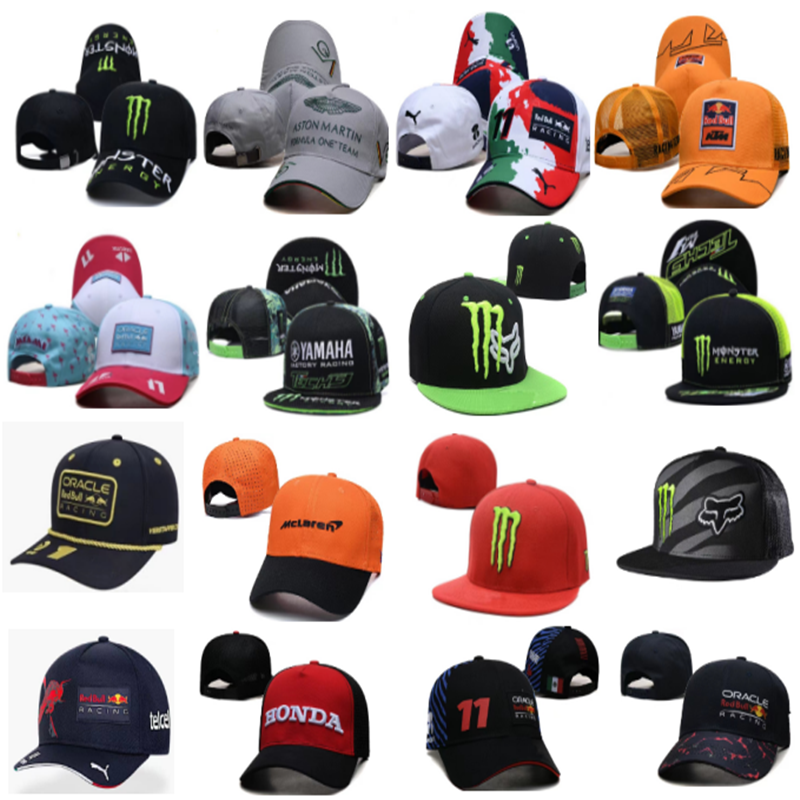 New KTM Racing Hat F1 Men's Baseball Hat Car Hat Flat Mobs Hip Hop Hip Merbers Motors Sun.