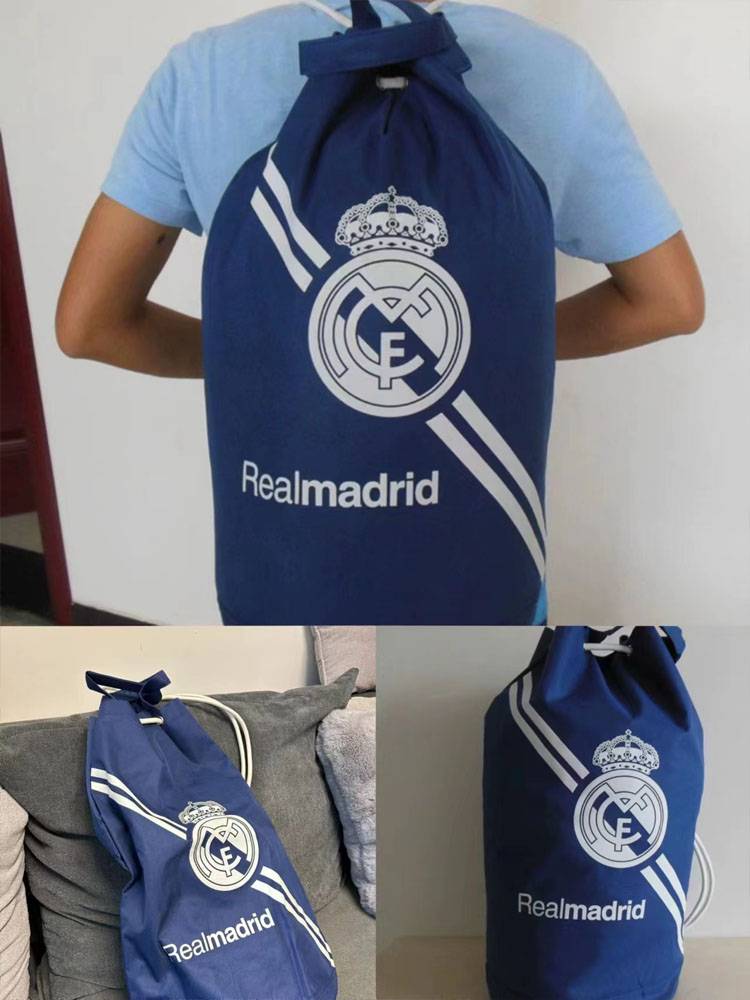 Nivea male Real Madrid joint name football bag surrounding waterproof storage bag training backpack sports outdoor shoes bag draws
