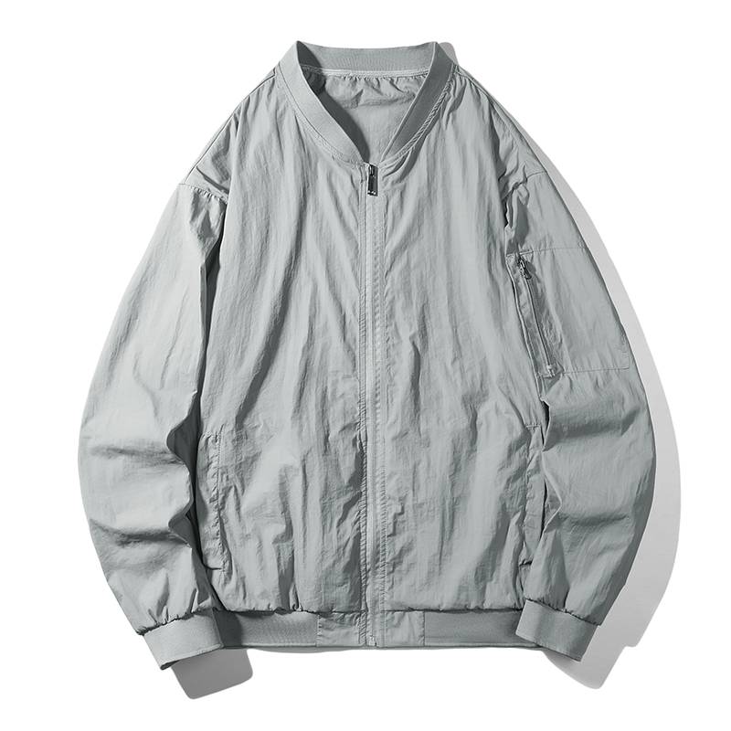 UPF50+Summer thin -drying sunscreen coat men's ice silk flying jacket baseball leader ultraviolet sunscreen