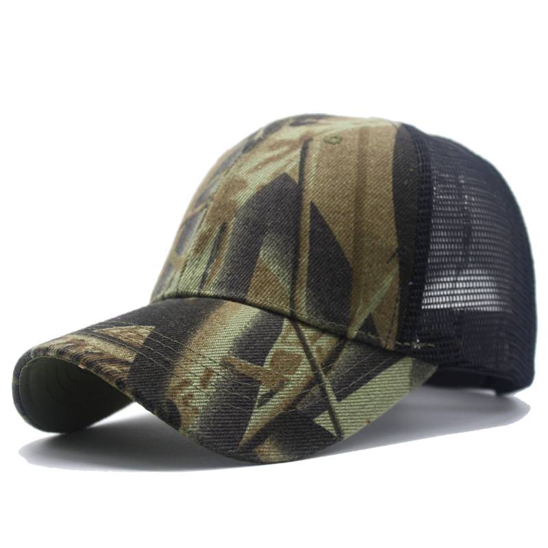 Summer outdoor camouflage sports sunscreen baseball hats male breath, sunshine sun network hat Korean version of tide duck tongue hat female