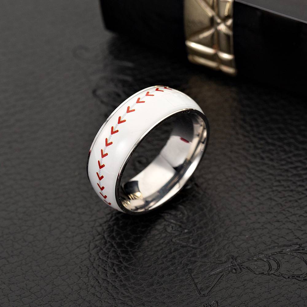 Cross-border supply, football basketball, titanium ring