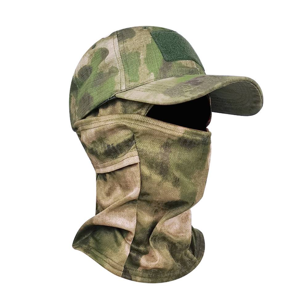 I've got a mask for a cap in a tactical baseball cap