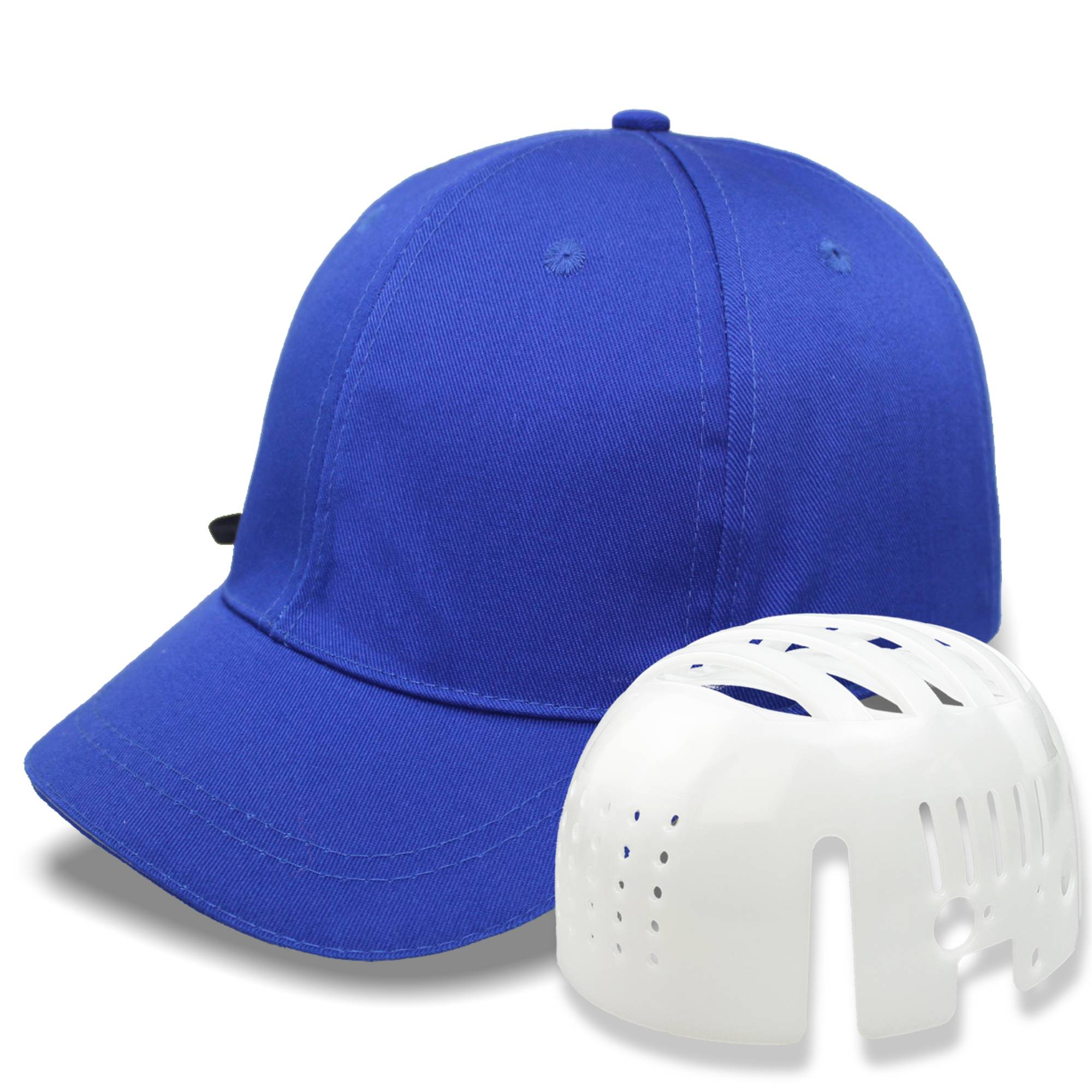Summer grid lightweight anti -smashing work hat Spring and autumn safety cloth cap air -breathable protection light baseball helmet