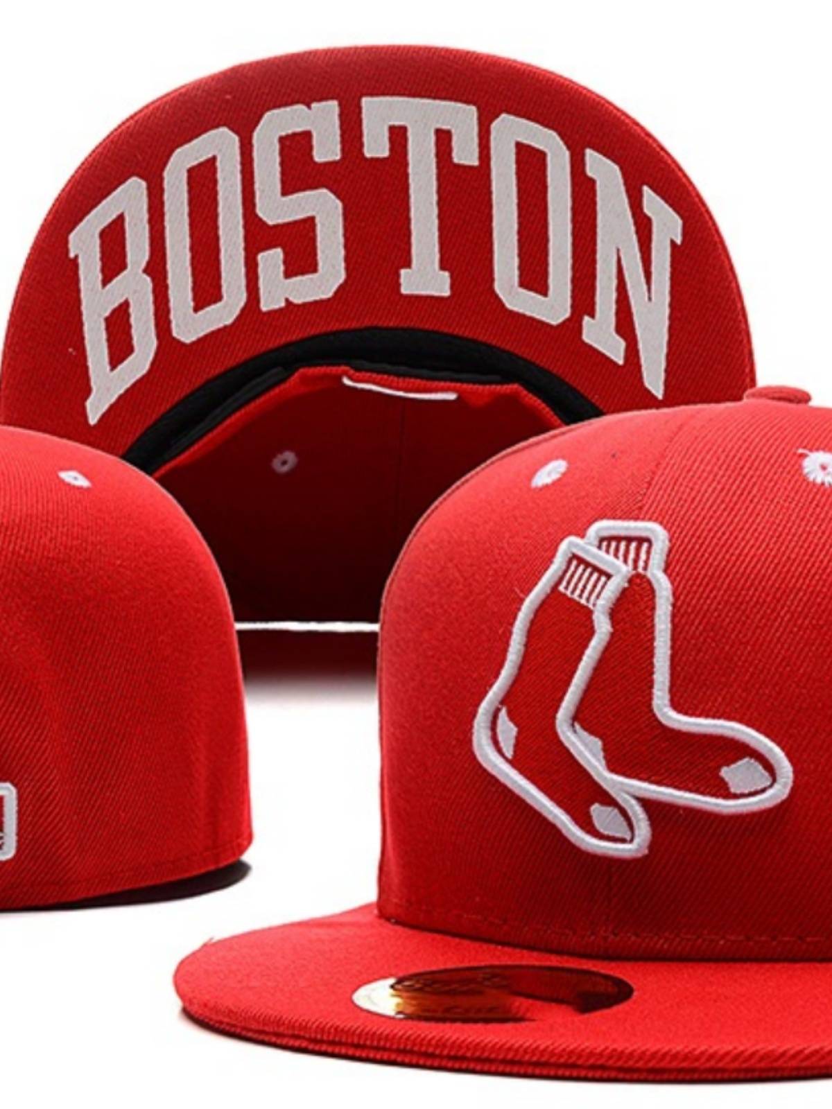 Boston Red Sox is fully closed and irresistible baseball hats men and women outdoor leisure hip -hop flat
