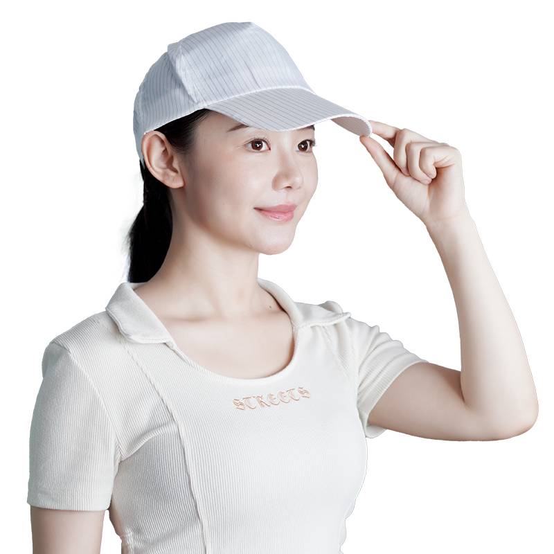 Hard tongue peaked hat 【White】