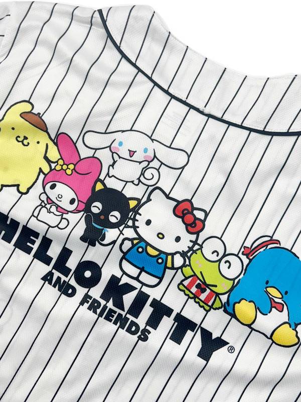 Chunyuan K and her friends quickly dry the cartoon cute baseball button short -sleeved T -shirt couple model