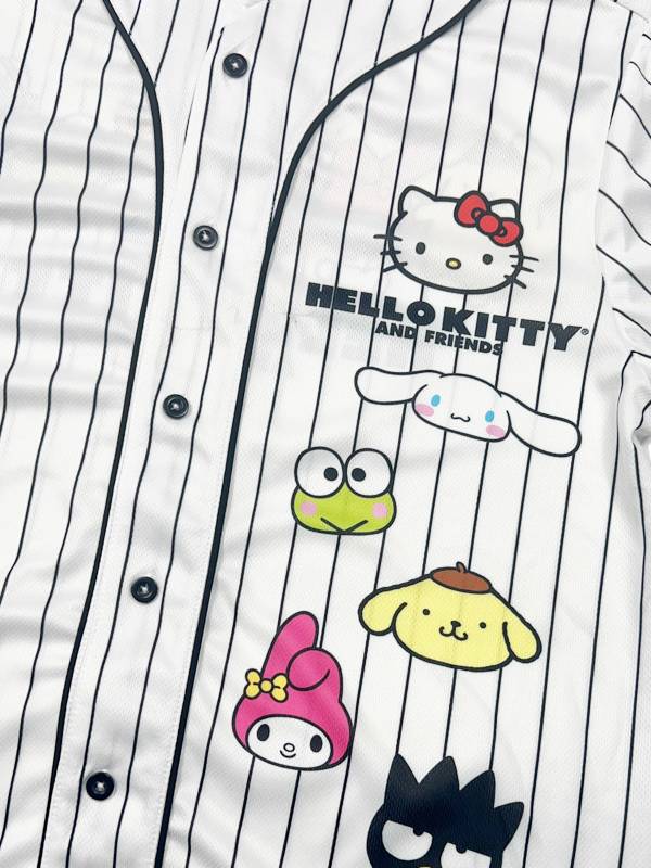 Chunyuan K and her friends quickly dry the cartoon cute baseball button short -sleeved T -shirt couple model