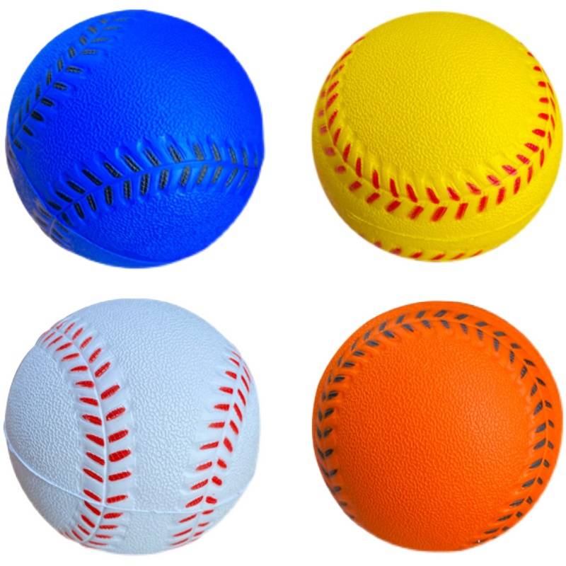 PU solid soft baseball beginner student baseball safety does not hurt people 9 inches, 11 -inch more size and color softball