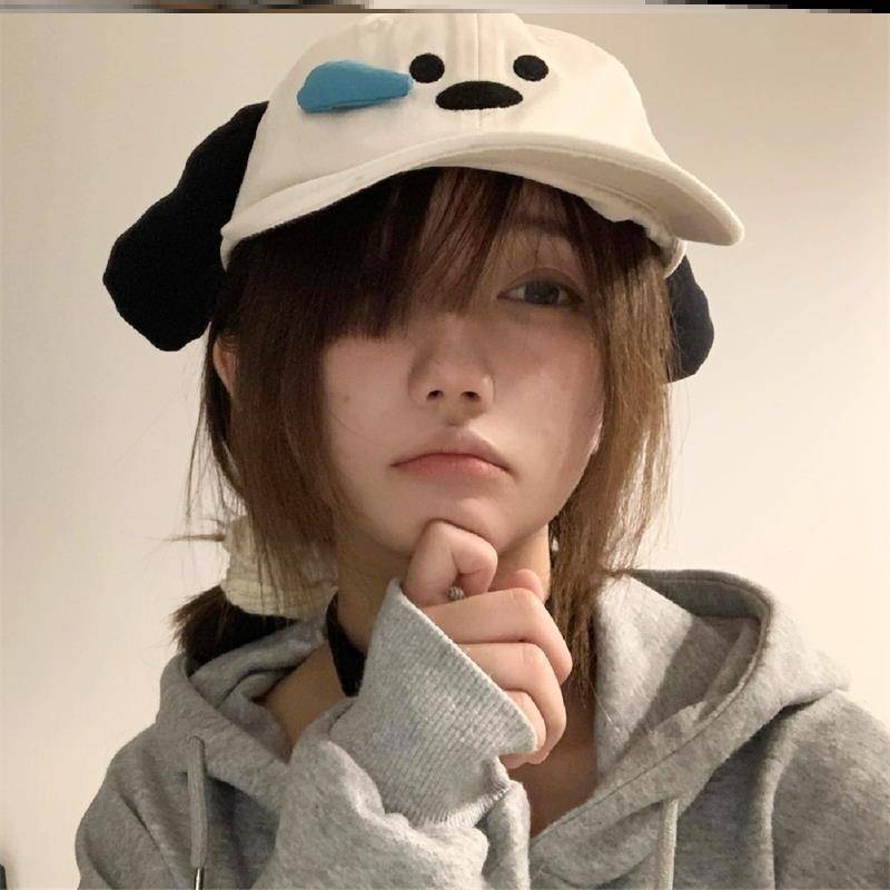Snotlout dog hat girl with sunscreen-proof baseball caps, big head, big duck tongue caps