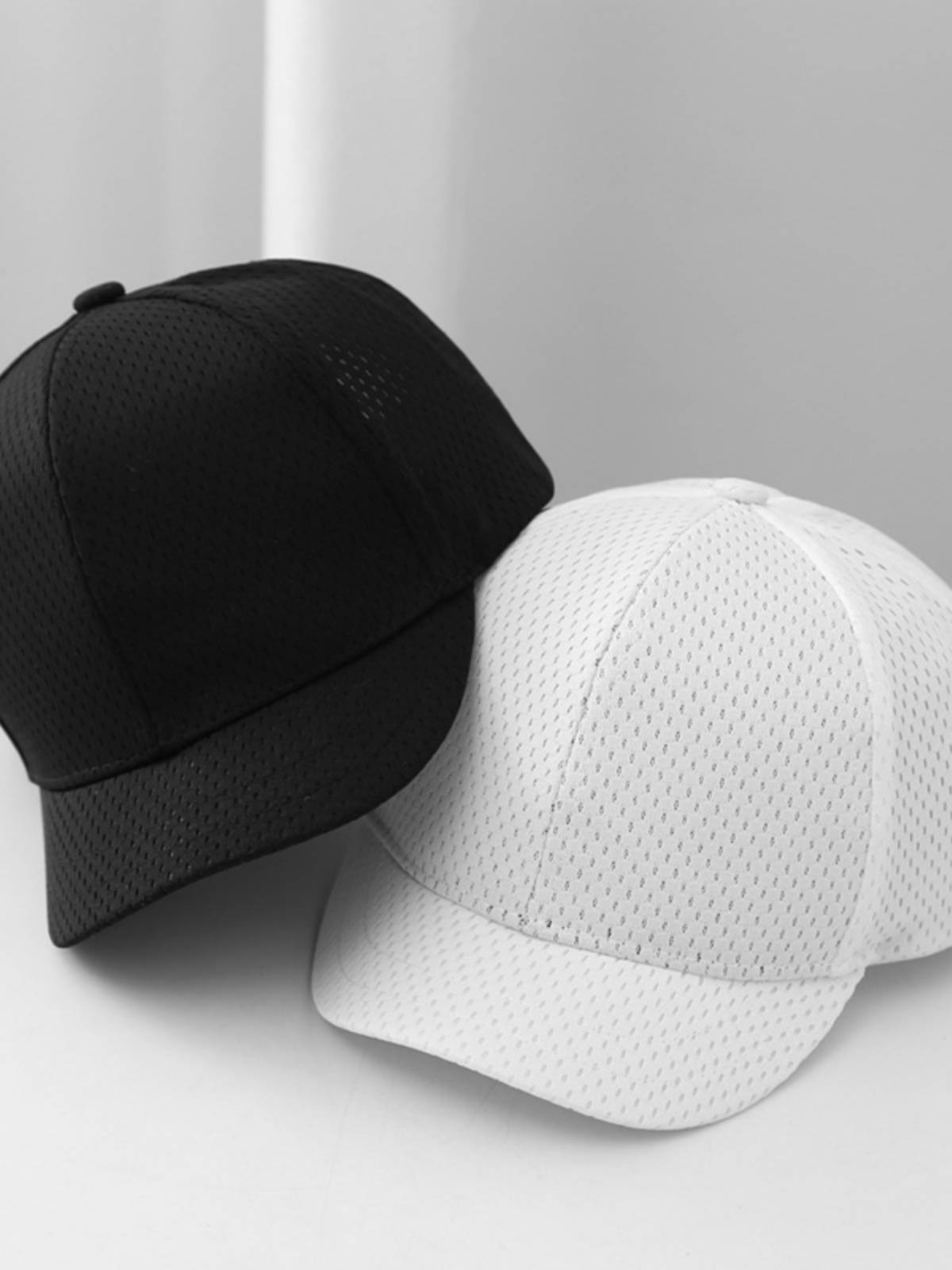 Hat hard top small edge of short hat brim baseball cap men's net peaked hat women's equestrian sunshade spring and summer casual network cap