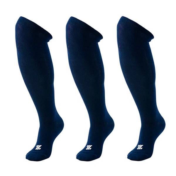 Three doubles, dark blue, 21-24cm