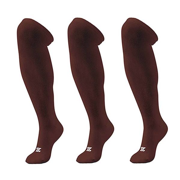 Three doubles, wine red, 24-27cm