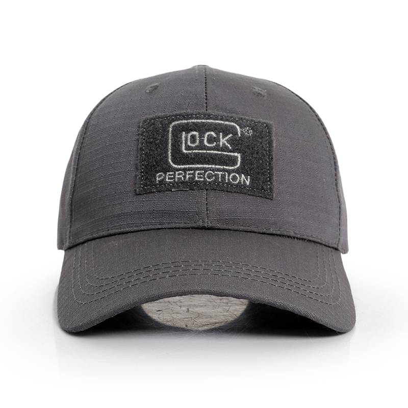 Glock Glock embroidery tactical baseball hats shooting club hats outdoor climbing horn fans gray