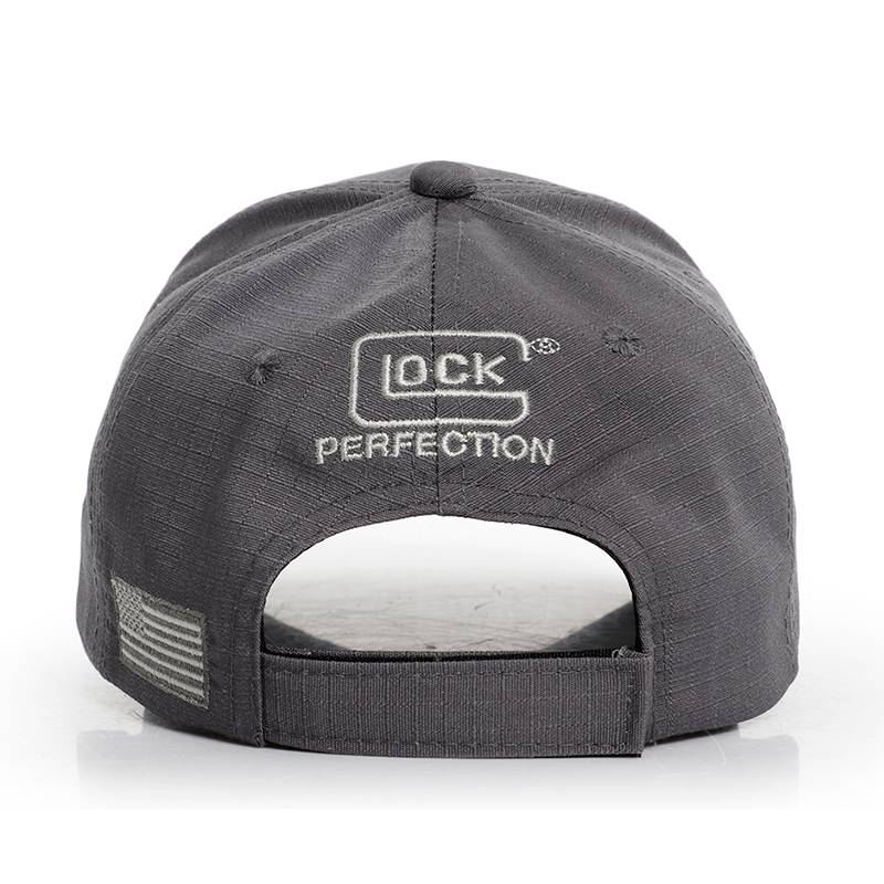Glock Glock embroidery tactical baseball hats shooting club hats outdoor climbing horn fans gray