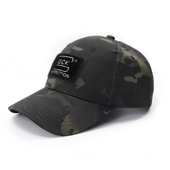 Glock Glock embroidery tactical baseball hats shooting club hats outdoor climbing horn fans gray